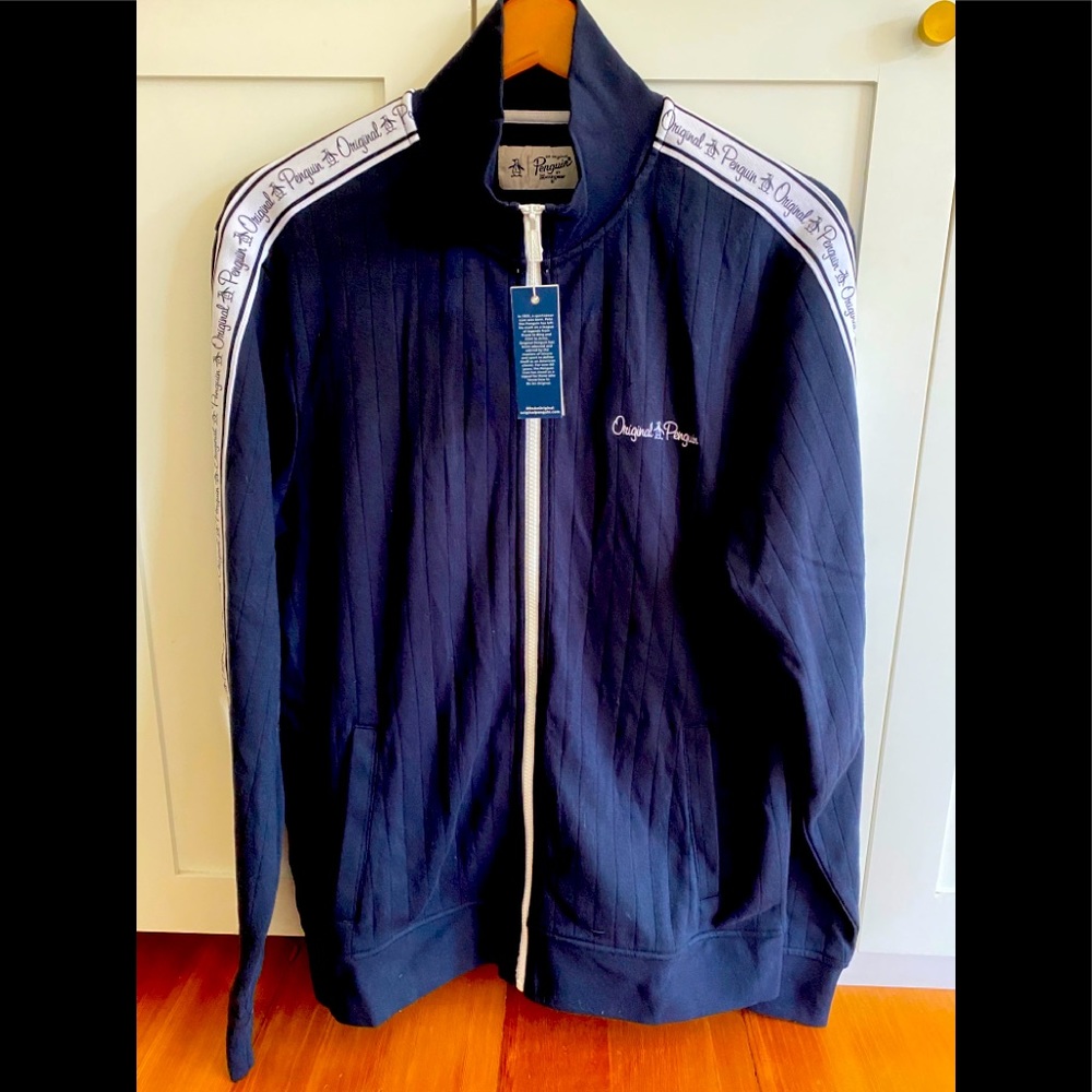NWT Men’s Original Penguin track jacket medium
